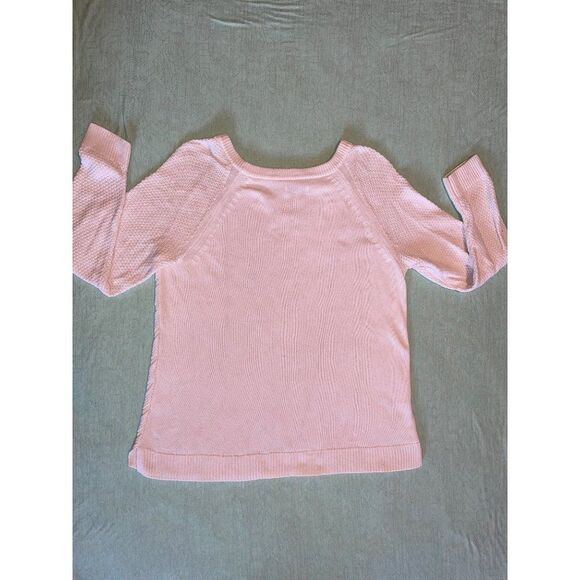 Sonoma Womens cream Lattice Knit Soft Long Sleeve Warm Winter Sweater XL - Picture 10 of 12